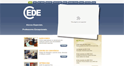 Desktop Screenshot of cede.com.br